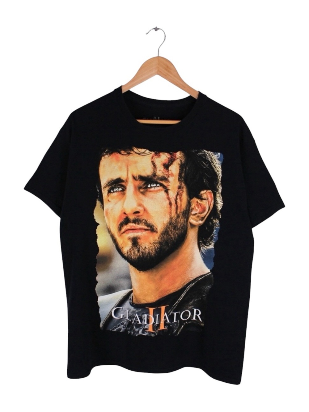 Gladiator II Movie T-Shirt Hot Topic Black Cotton Size Large